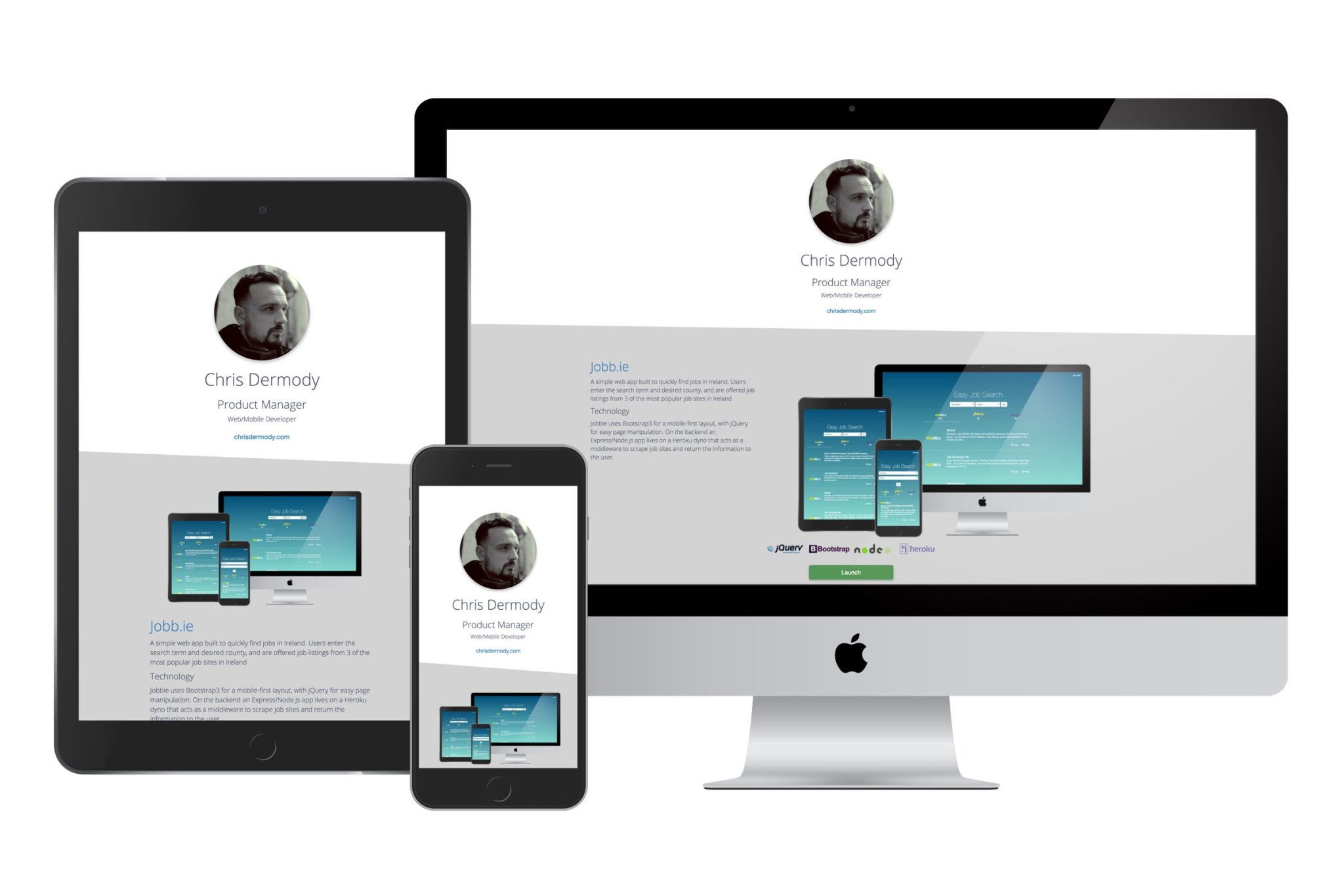 Free Web Developer Portfolio templates 3 layouts to choose from