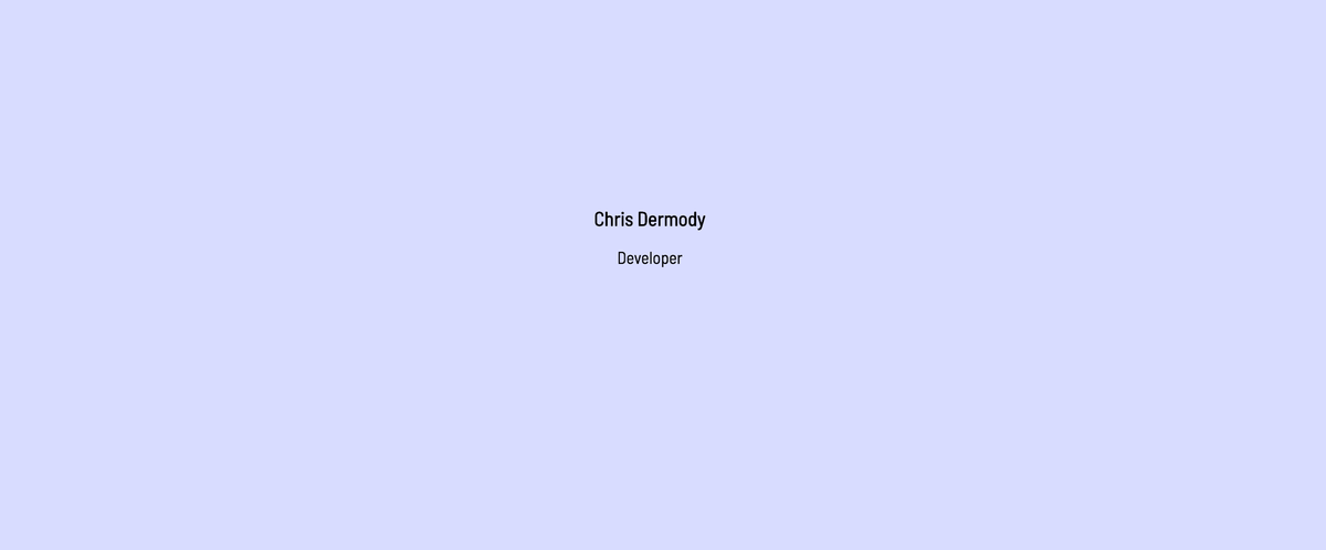 A Minimal Web Developer Portfolio | Free Template